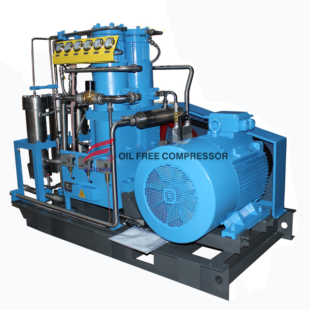 80NM3 250bar High Pressure Oil Free Oxygen Compressor from China ...